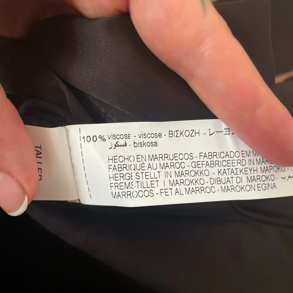 Zara Black Button Up Shirt - Picture 5 of 5